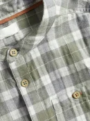 Kids Green/White Checked Shirt