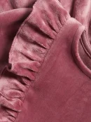 Baby Lilac/Red Velour Dress